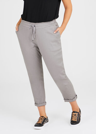 Plus Size Linen Breakaway Jogger