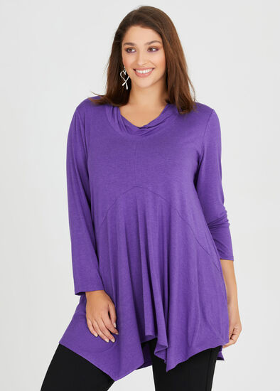 Plus Size Bamboo Marle Fusion Top