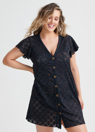 Plus Size Bahamas Lase Coverup