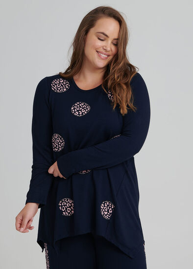 Plus Size Wild Bamboo Lounge Top