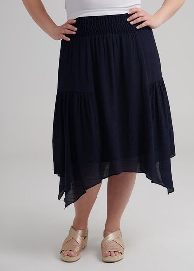 Plus Size Petite Ocean Breeze Skirt