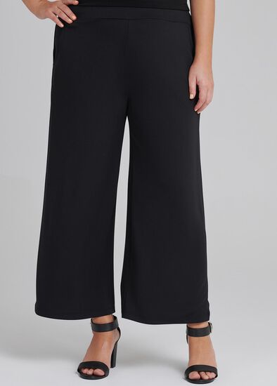 Plus Size Back To Black Crop Pant