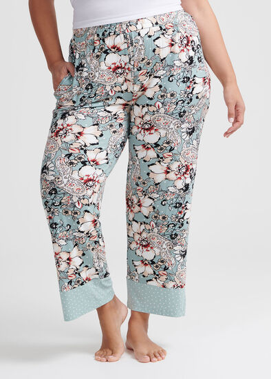 Plus Size Boudoir Blooms Pj Pant