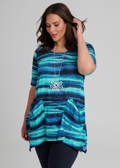 Plus Size Sea Shades Tunic