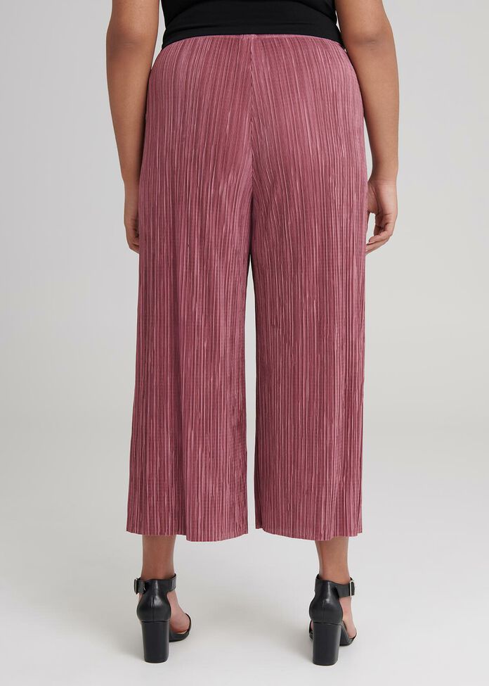 Pretty Pleat Crop Pant, , hi-res