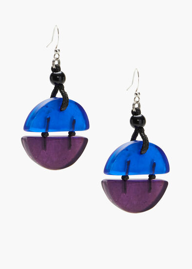 Two Tone Resin Earring