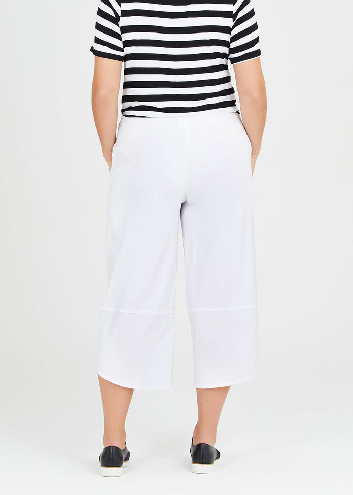 Tencel Trapeze Wide Leg Pant, , hi-res