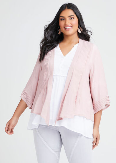 Plus Size Natural Escape Cover Up