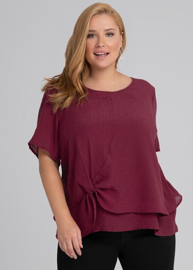 Plus Size My Knot Top