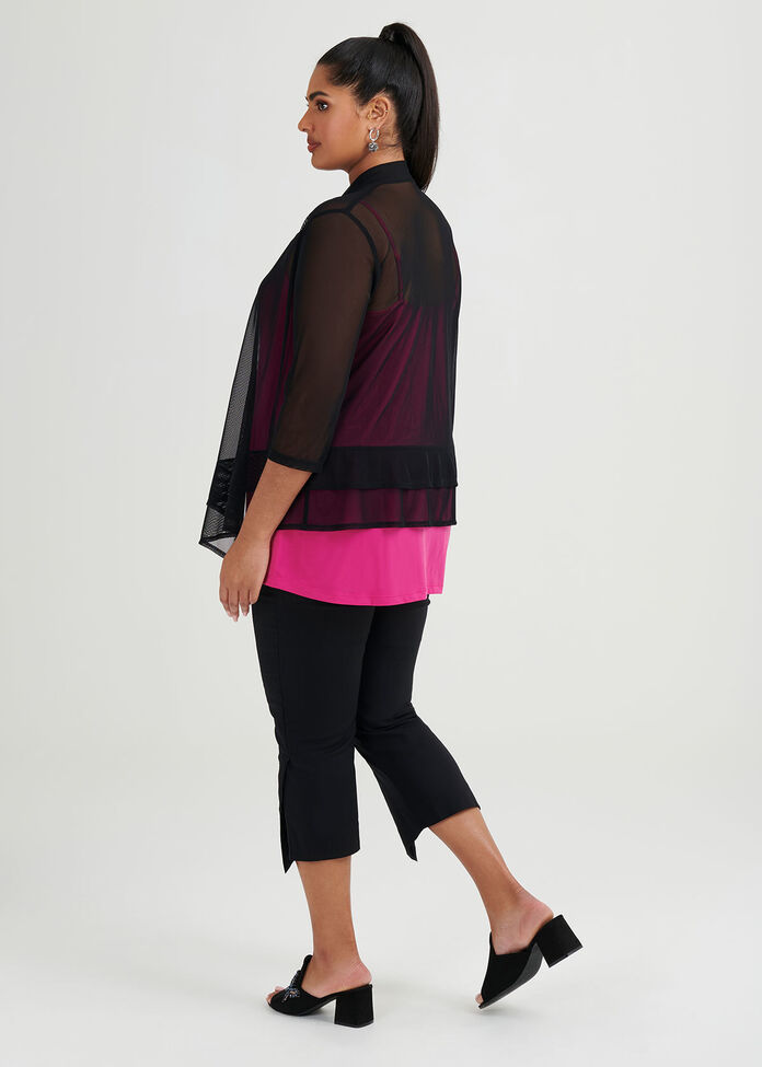 Bellrose Mesh Cardi, , hi-res