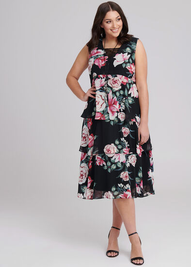 Plus Size Love Flower Dress