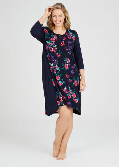 Plus Size Floral Bamboo Nightie