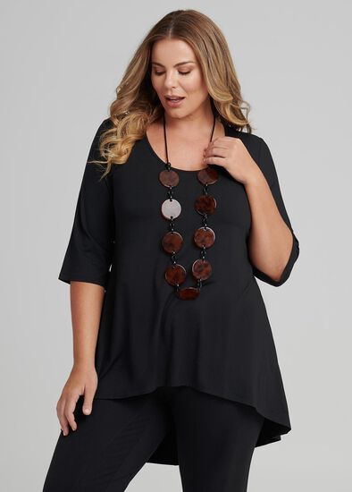 Plus Size Modal Frequency Top