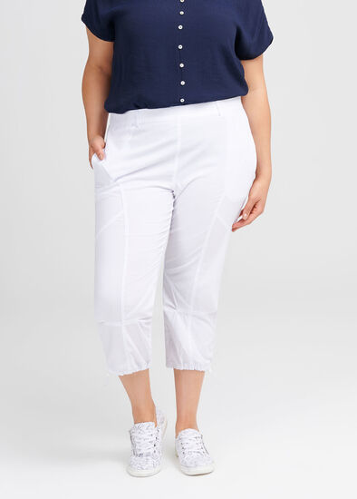 Plus Size Panama Crop Pant