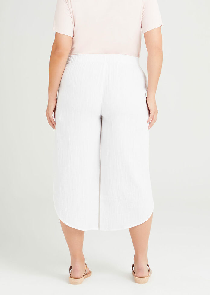 Cotton Overlay Pant, , hi-res