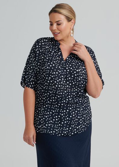 Plus Size Sustained Spot Top