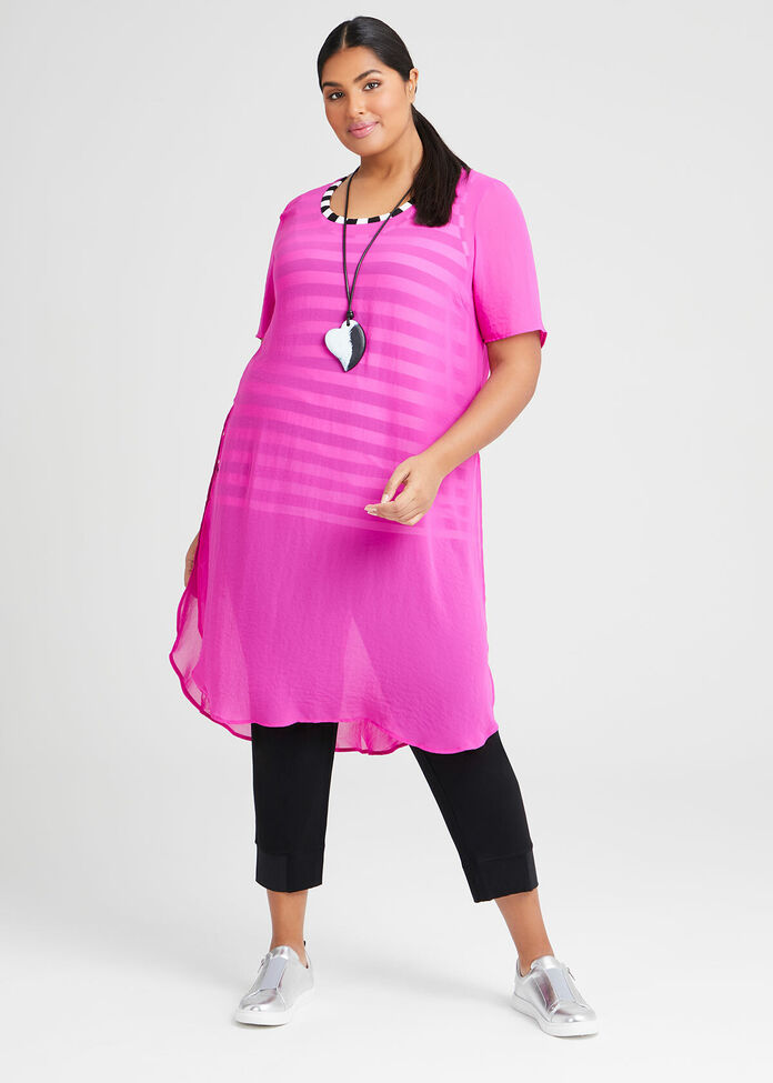 Chiffon Sandra Overlay Tunic, , hi-res