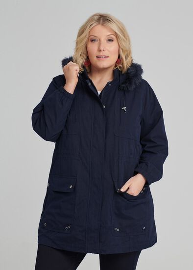 Plus Size Petite Anika Fur Parka