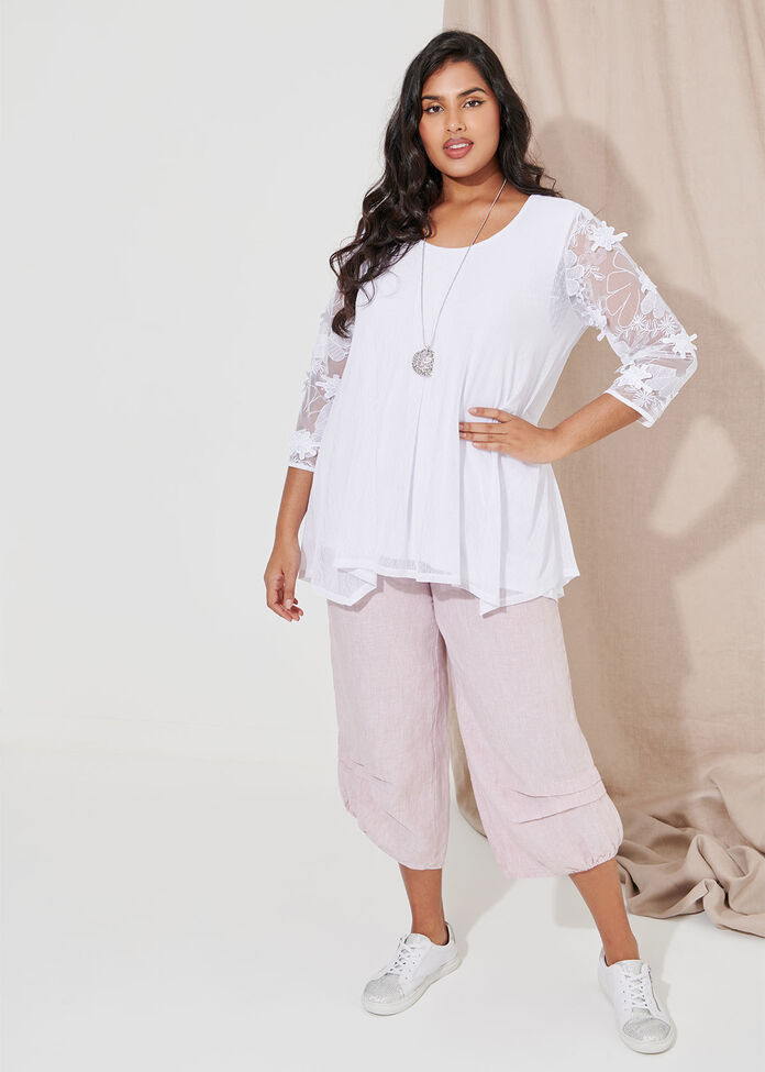 Bloom Lace Top, , hi-res
