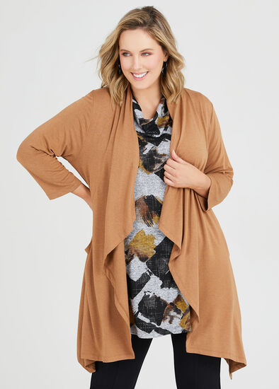 Plus Size Bamboo Muse Cardigan