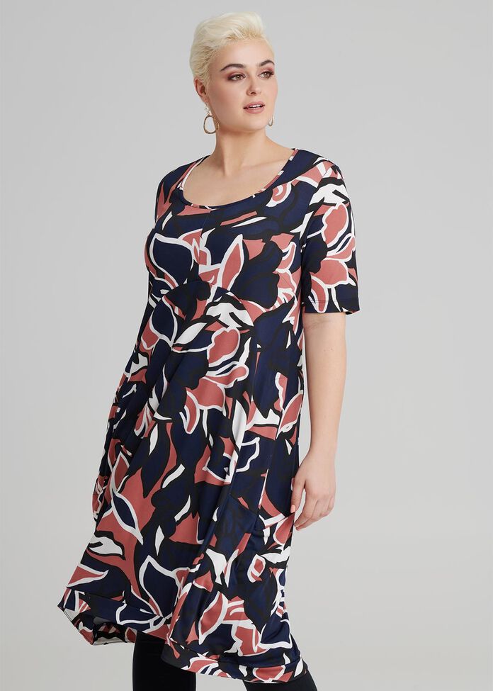 Medina Print Dress, , hi-res