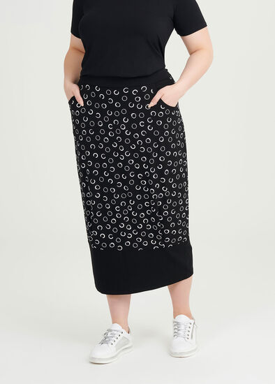 Plus Size Hot Spot Skirt