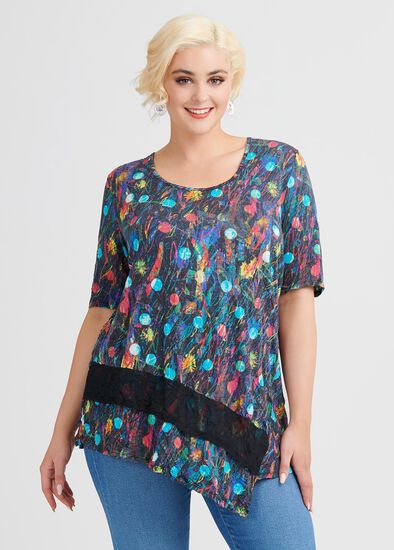 Plus Size Coastal Vibe Modal Top