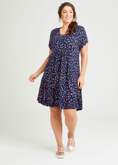 Plus Size Heather Bamboo V-neck Dress