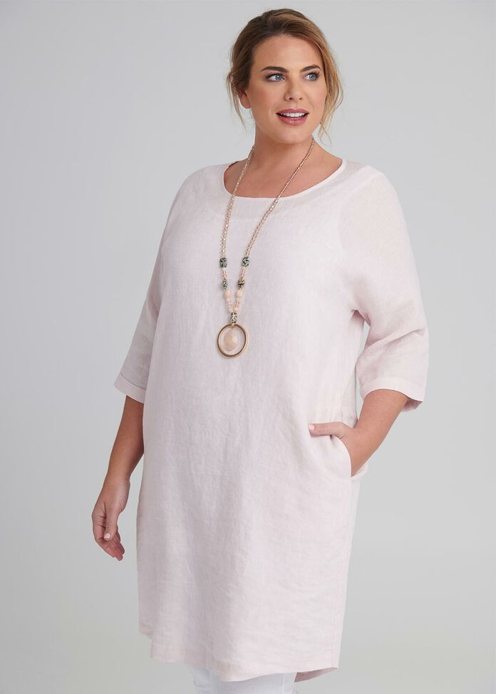 Sonoma Linen Dress, , hi-res