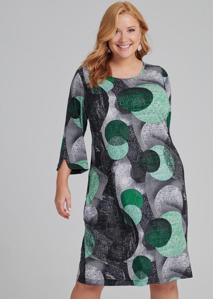 Pattern Play Shift Dress, , hi-res