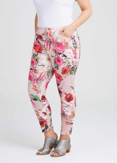 Plus Size Pretty In Pink Linen Pant