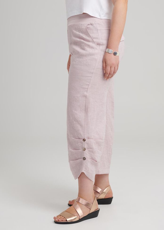 Shore Crop Linen Pant, , hi-res