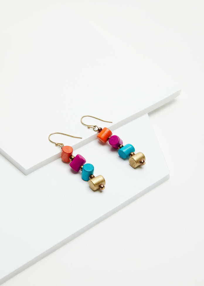 Bright Tube Earrings, , hi-res