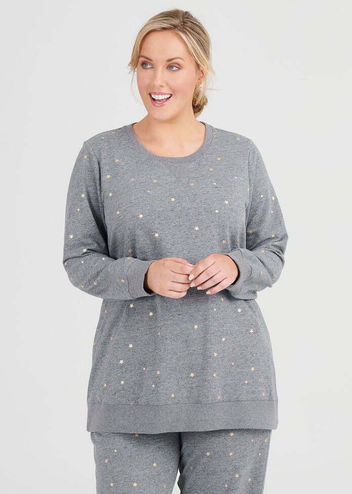 Mini Star Sweat Top, , hi-res