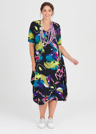 Plus Size Bold Bamboo Dress