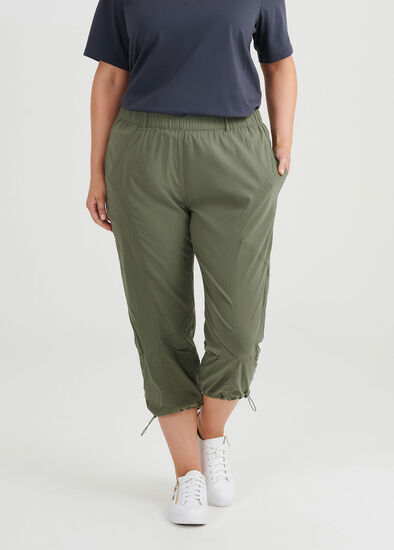 Plus Size Panama Crop Pant