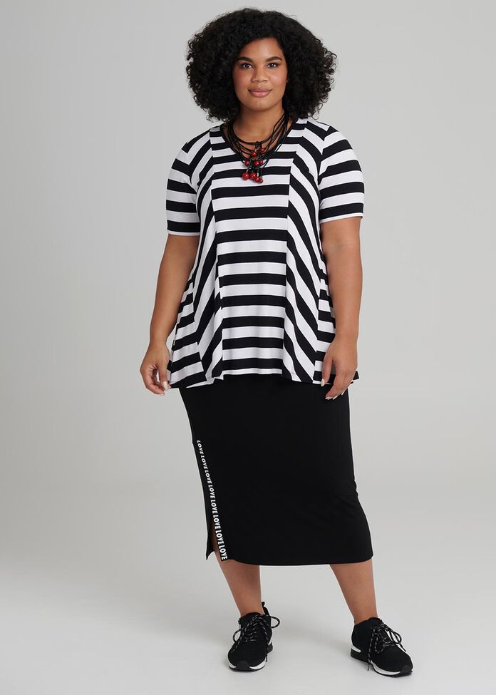 Elation Stripe Top, , hi-res