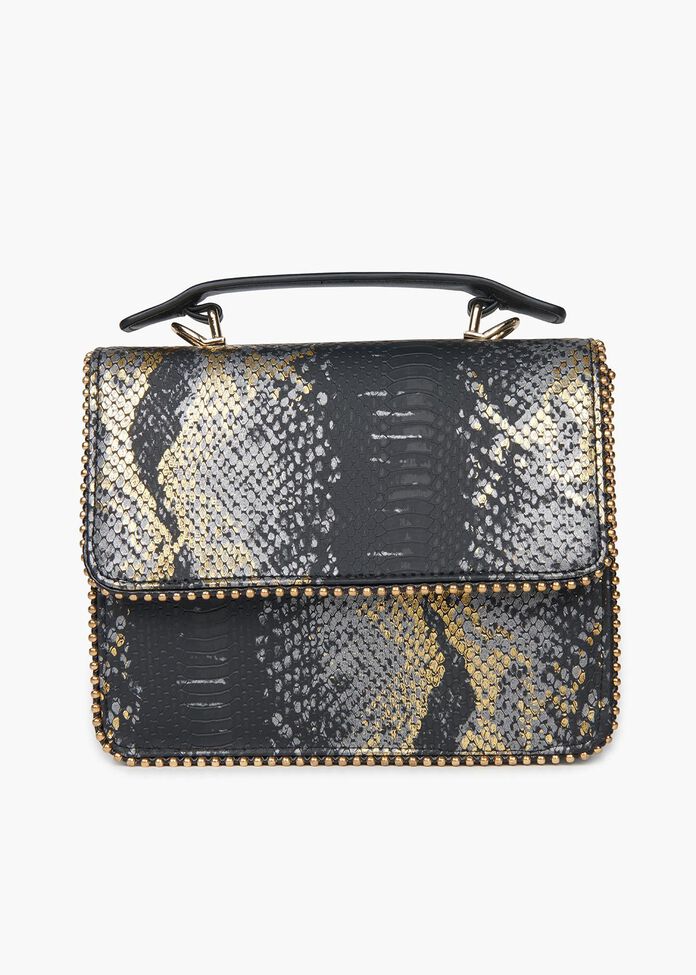 Stella Snake Metallic Bag, , hi-res