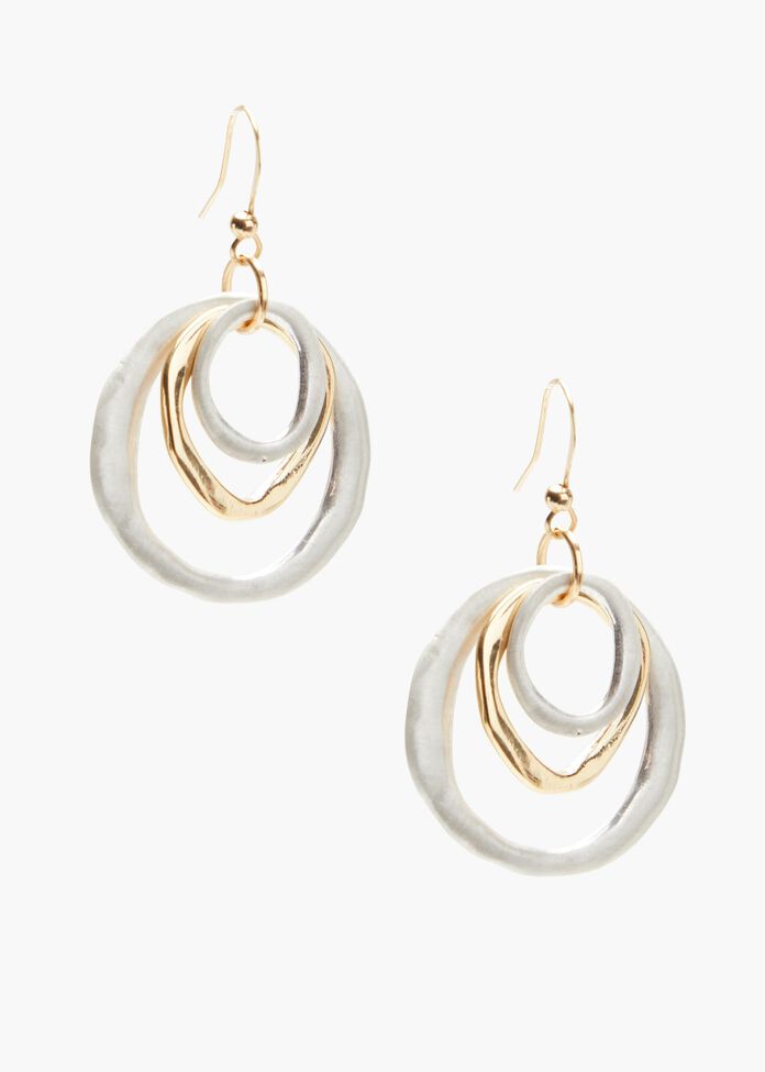 Multi Ring Earrings, , hi-res