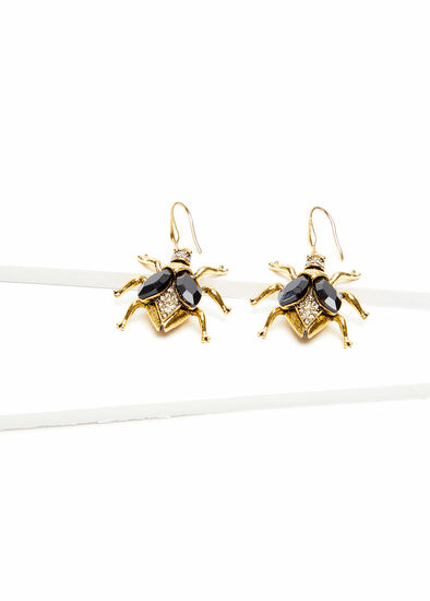 Crystal Queen Bee Earrings