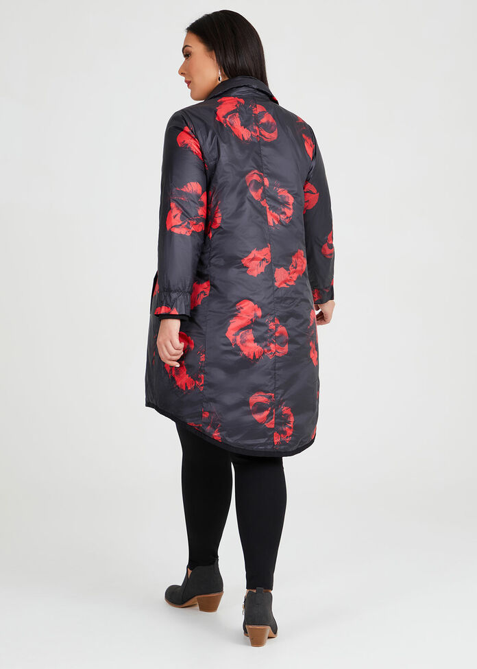 Rouge Noir Puffer Coat, , hi-res