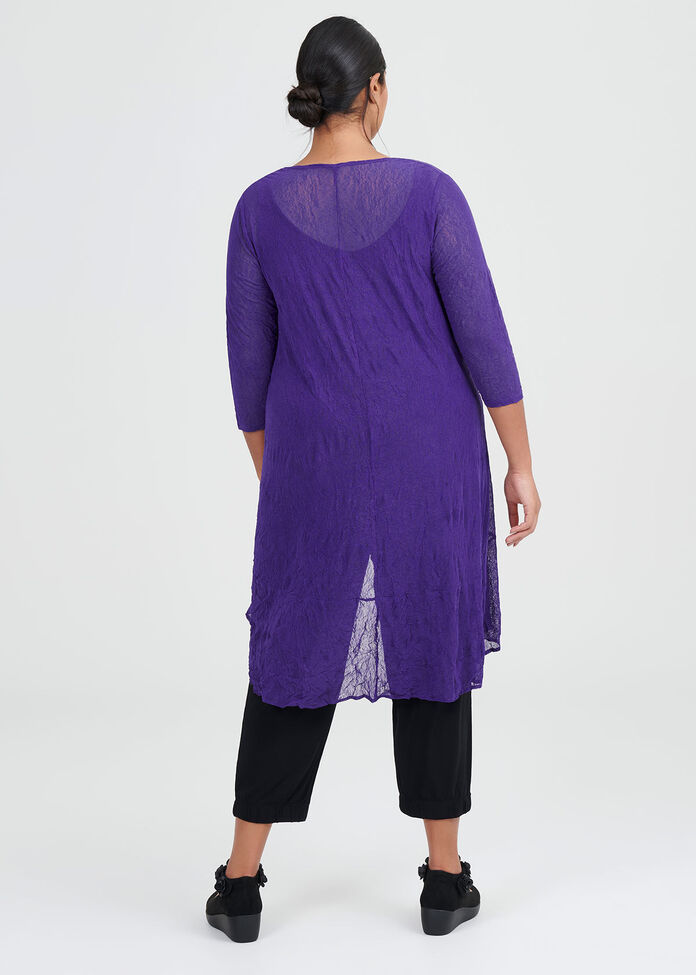 Shayda Mesh Tunic, , hi-res