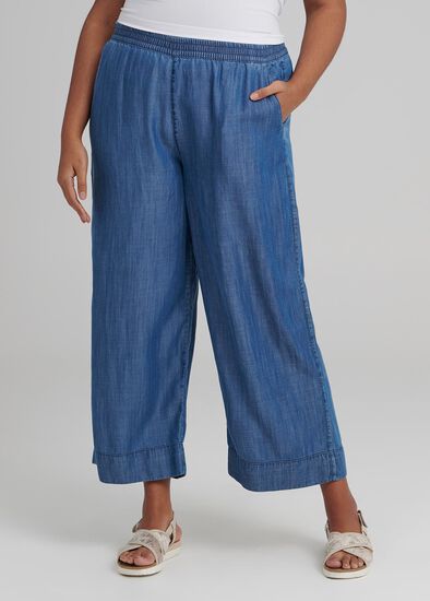 Plus Size Resort Wide Leg Pant