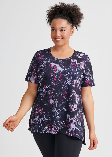 Plus Size Wild Garden Active Top