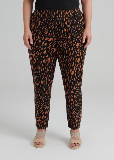 Plus Size Petite Animal Pant