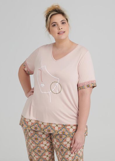 Plus Size Dreamer Pj Top