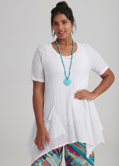 Plus Size Maldives Cotton Tunic