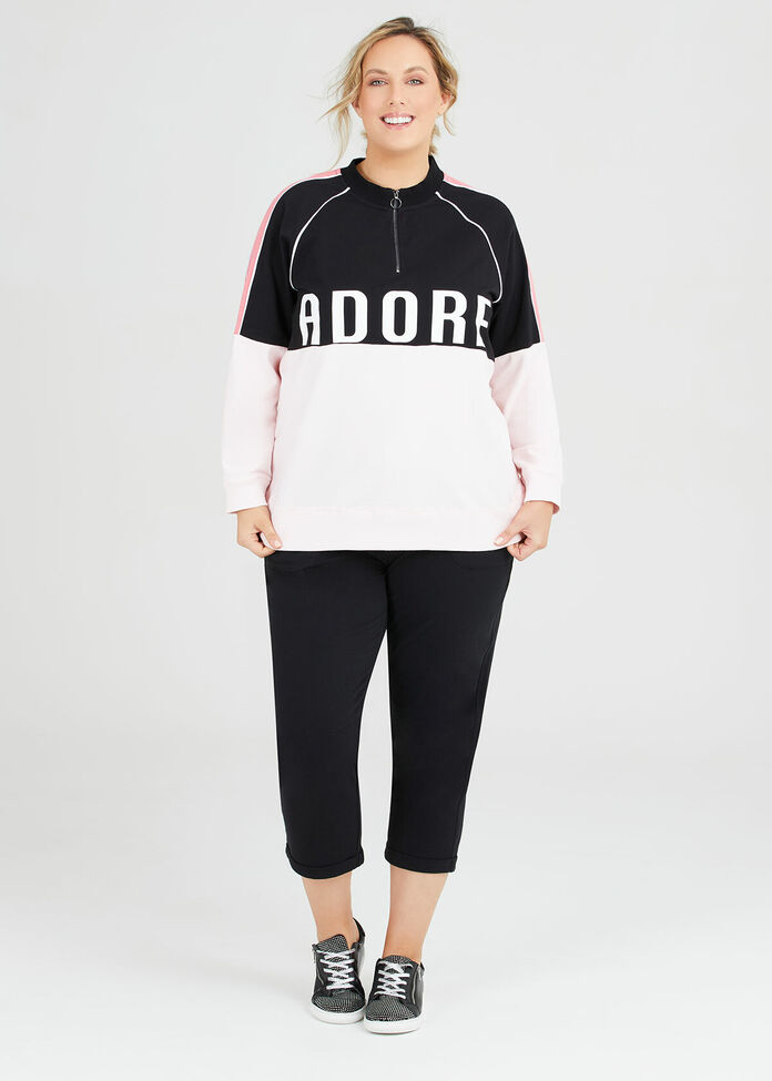 Organic J'adore Zip Sweat, , hi-res