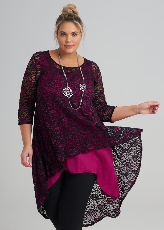 Midas Lace Tunic, , hi-res