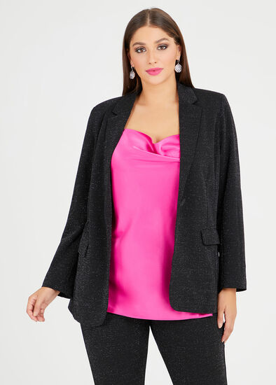 Plus Size Natalie Lurex Jacket